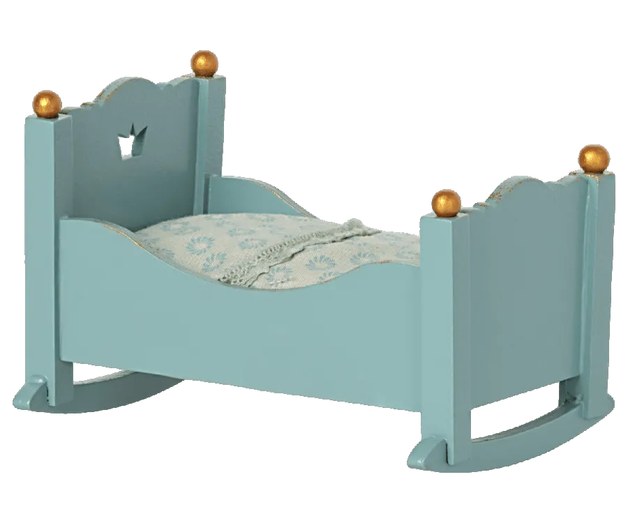 Cradle, Baby Mouse - Blue