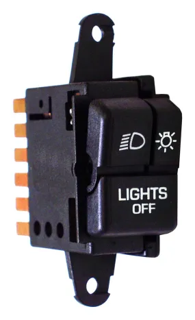 Crown Automotive Jeep Replacement 56003119 Headlamp Switch; Toggle Style;