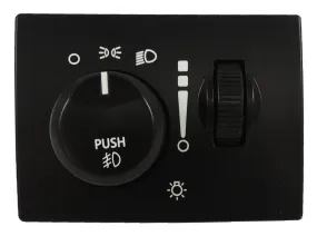Crown Automotive Jeep Replacement 68019678AE Head Light Switch; w/Front Fog Lamps;