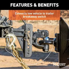 CURT 52020 CURT 52020 Replacement Trailer Breakaway Switch Lanyard