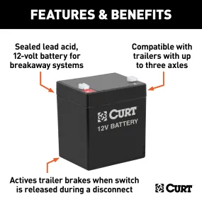 CURT 52023 CURT 52023 Trailer Breakaway Battery
