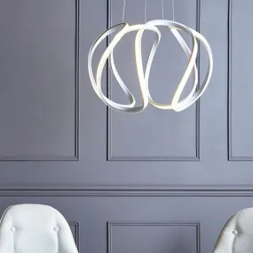 Dar Alonsa LED Pendant White Large