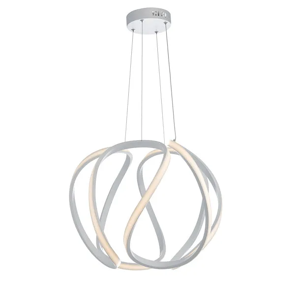 Dar Alonsa LED Pendant White Large