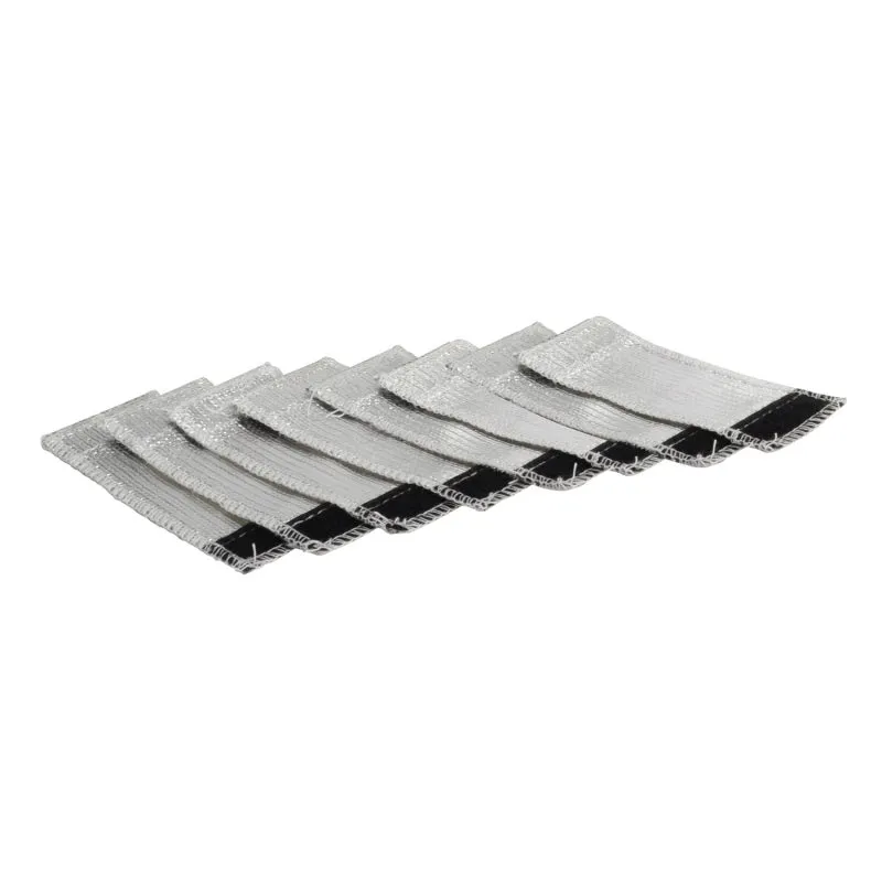 DEI Velcro Attachment Fuel Injector Heat Shield Silver (Set of 8)
