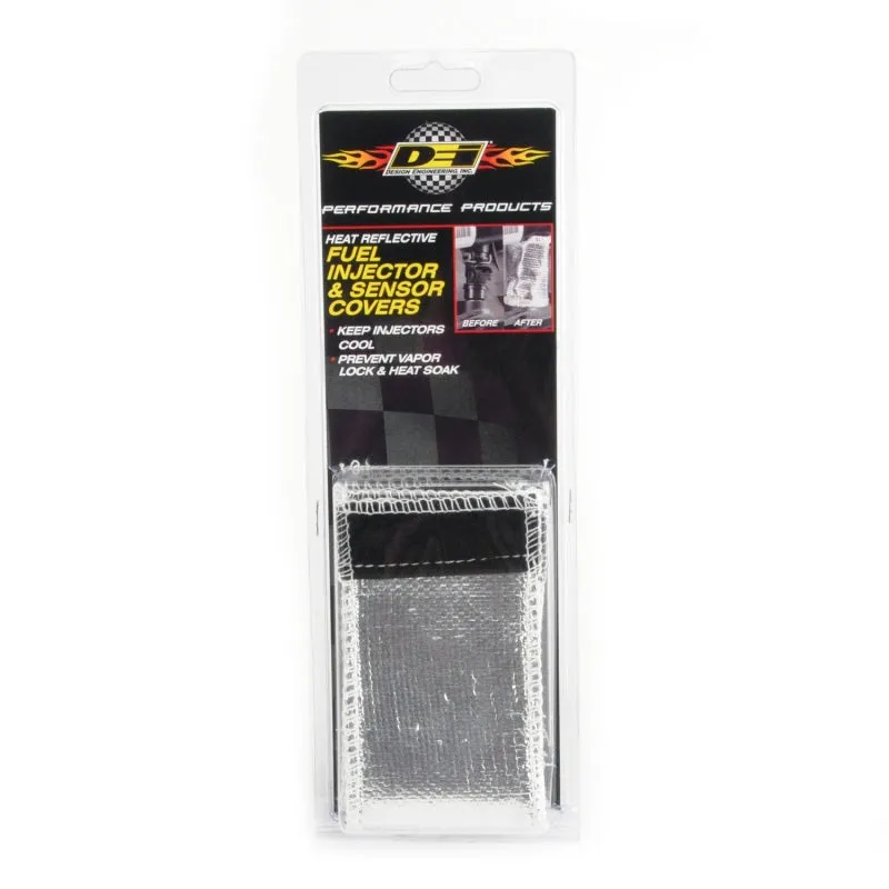 DEI Velcro Attachment Fuel Injector Heat Shield Silver (Set of 8)