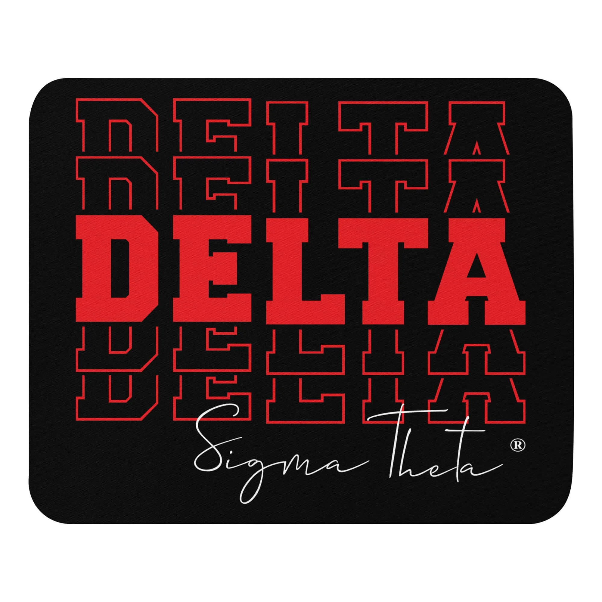 Delta Sigma Theta Echo Series Sorority Mouse pad