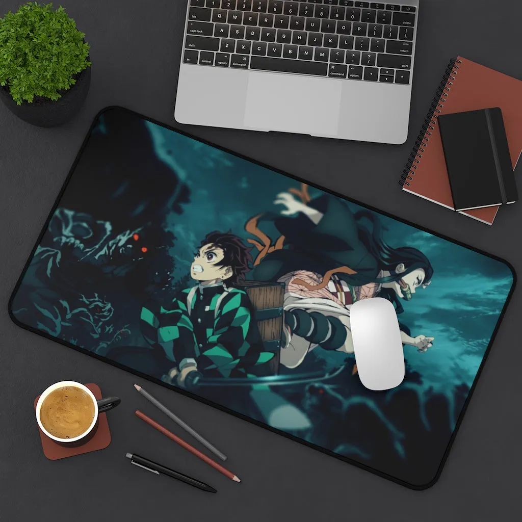 Demon Slayer Mouse pad Anime Large Desk Mat - Tanjiro and Nezuko