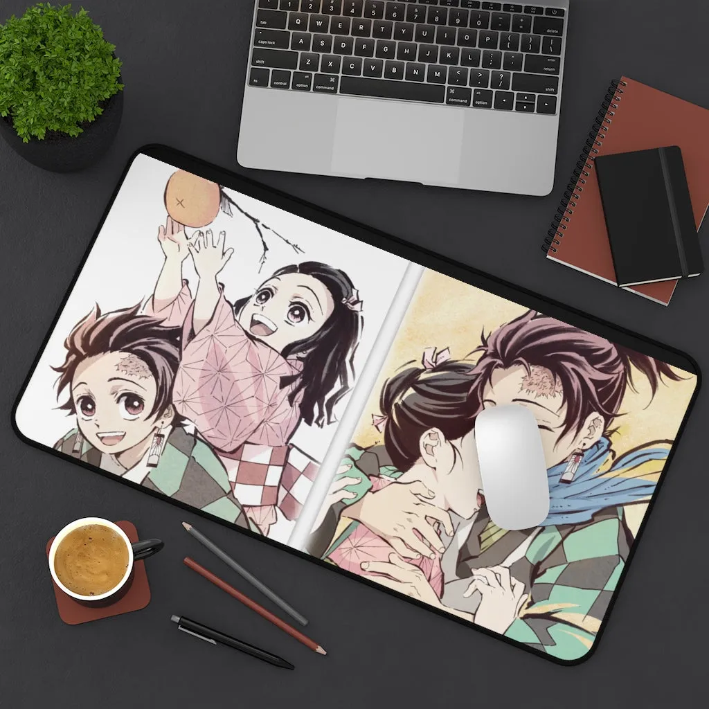 Demon Slayer Mouse pad Anime Large Desk Mat - Tanjiro Kamado & Nezuko Kamado