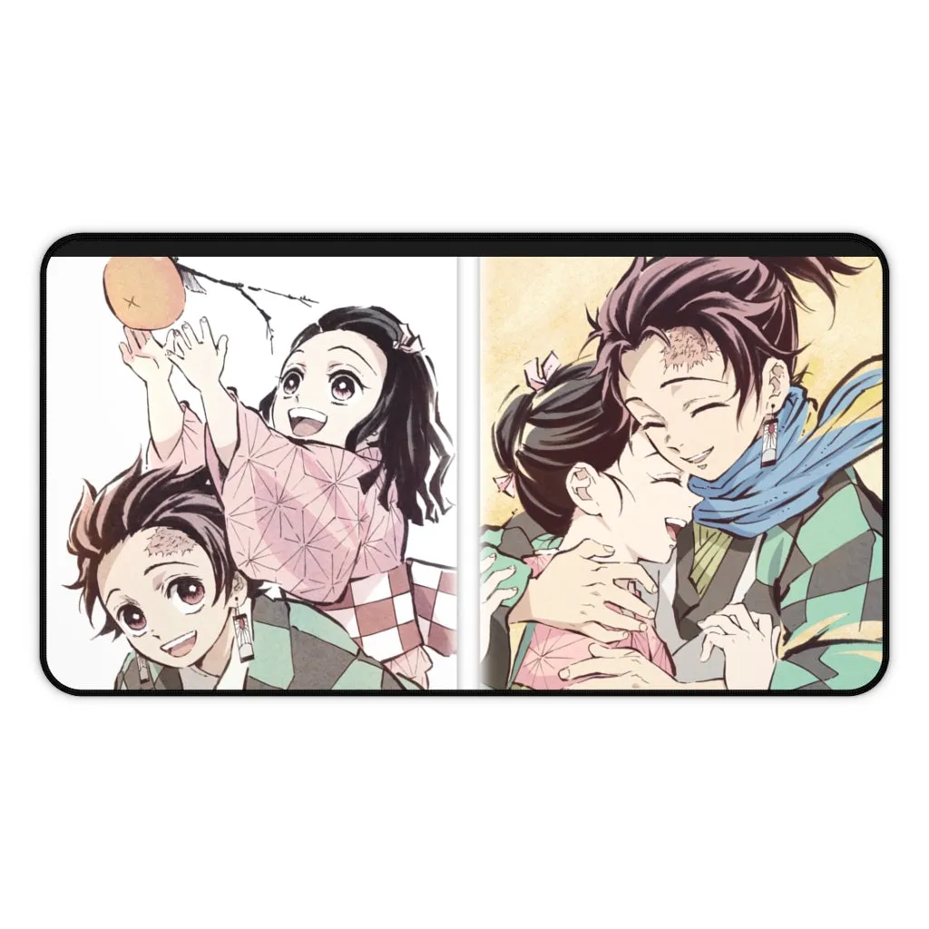 Demon Slayer Mouse pad Anime Large Desk Mat - Tanjiro Kamado & Nezuko Kamado