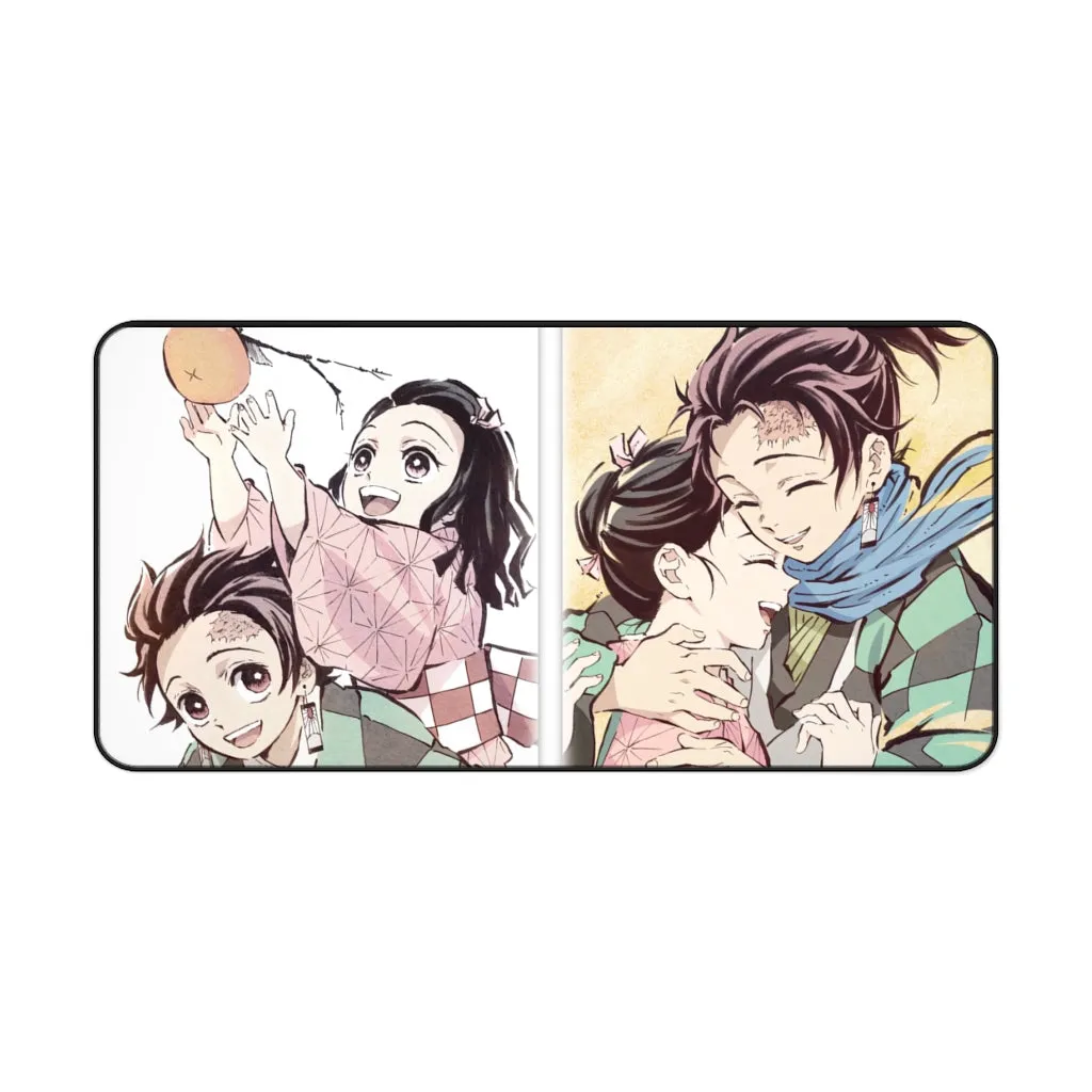 Demon Slayer Mouse pad Anime Large Desk Mat - Tanjiro Kamado & Nezuko Kamado