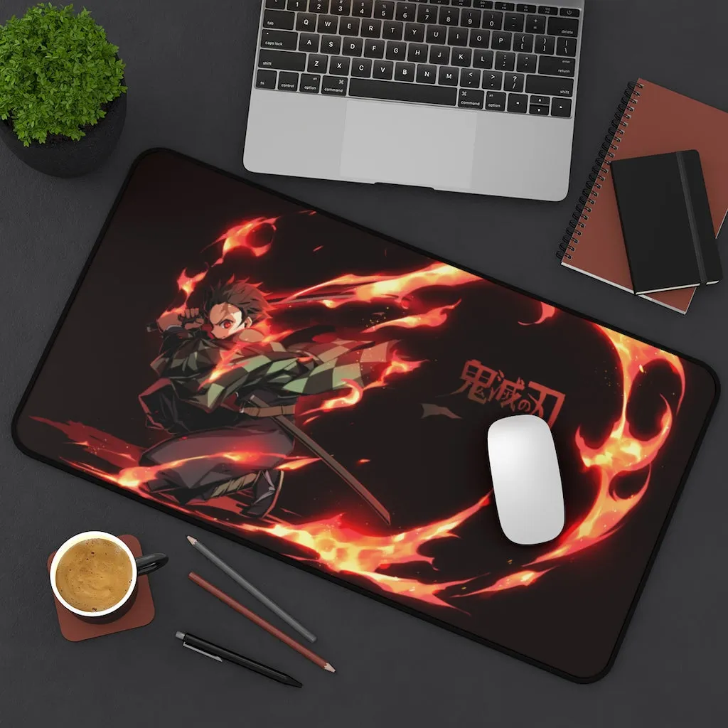 Demon Slayer Mouse pad Anime Large Desk Mat - Tanjirou
