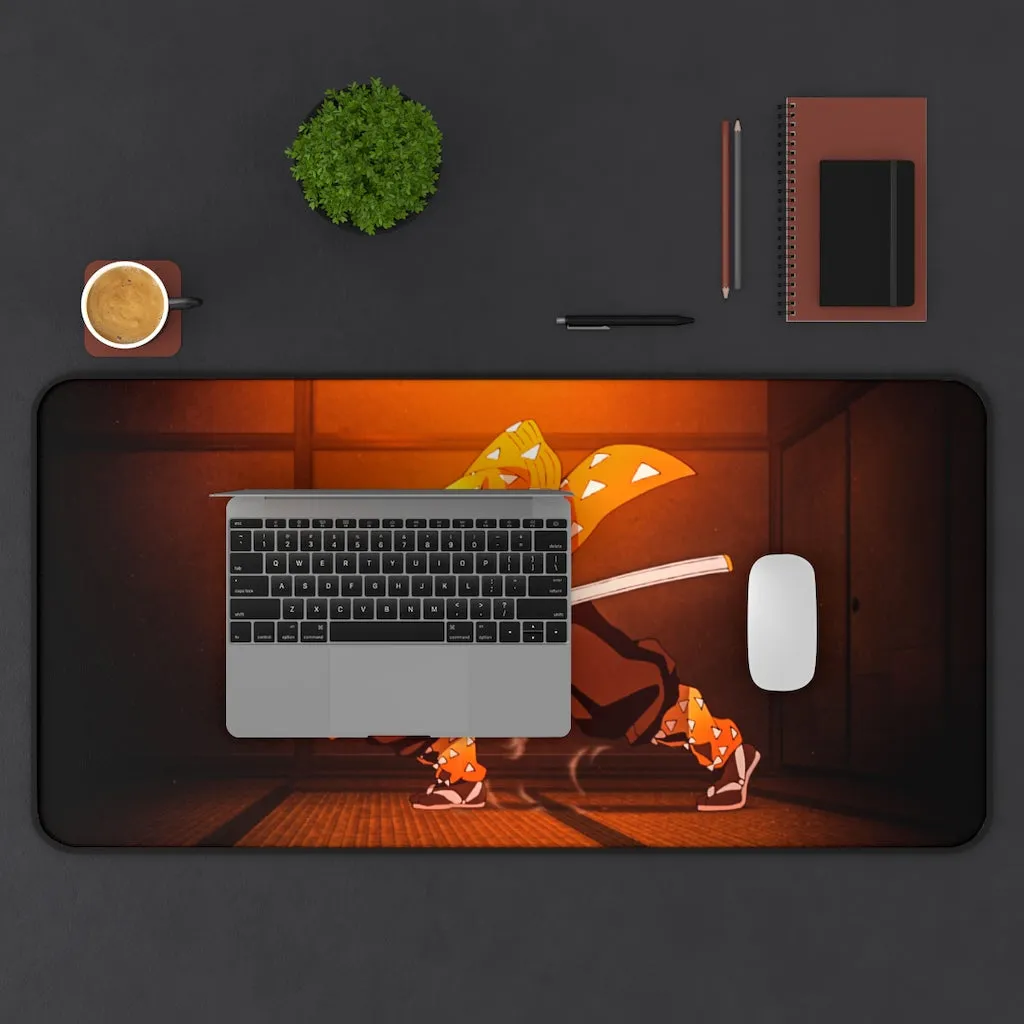 Demon Slayer Mouse pad Anime Large Desk Mat -  Zenitsu Agatsuma
