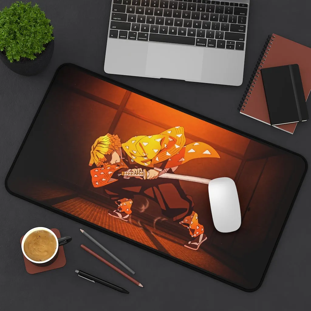 Demon Slayer Mouse pad Anime Large Desk Mat -  Zenitsu Agatsuma