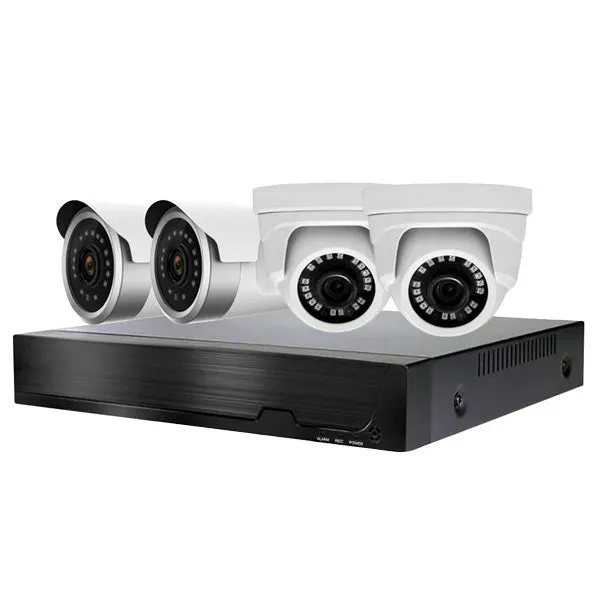 Devision / HDCVI DVR Kit / 4 Channels / 5MN XVR / 1TB HDD / 2 x 4MP Eyeball Cameras   2 x 4MP Bullet Cameras w/ 4mm Lens / DVA-XD2504-4441