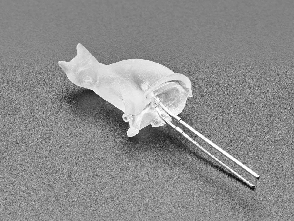 dLUX-dLITE Cool White Kitty Shape LEDs 5 Pack by Unexpected Labs