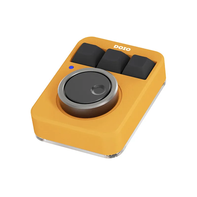 DOIO KB03-01K Macro Keyboard 3 Keys   1 Knob Macro Pad