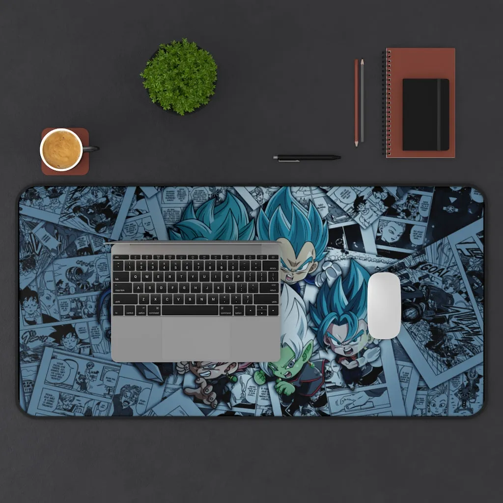 Dragon Ball Anime Mouse pad /Desk Mat -  Super saiyan blue and zamasu