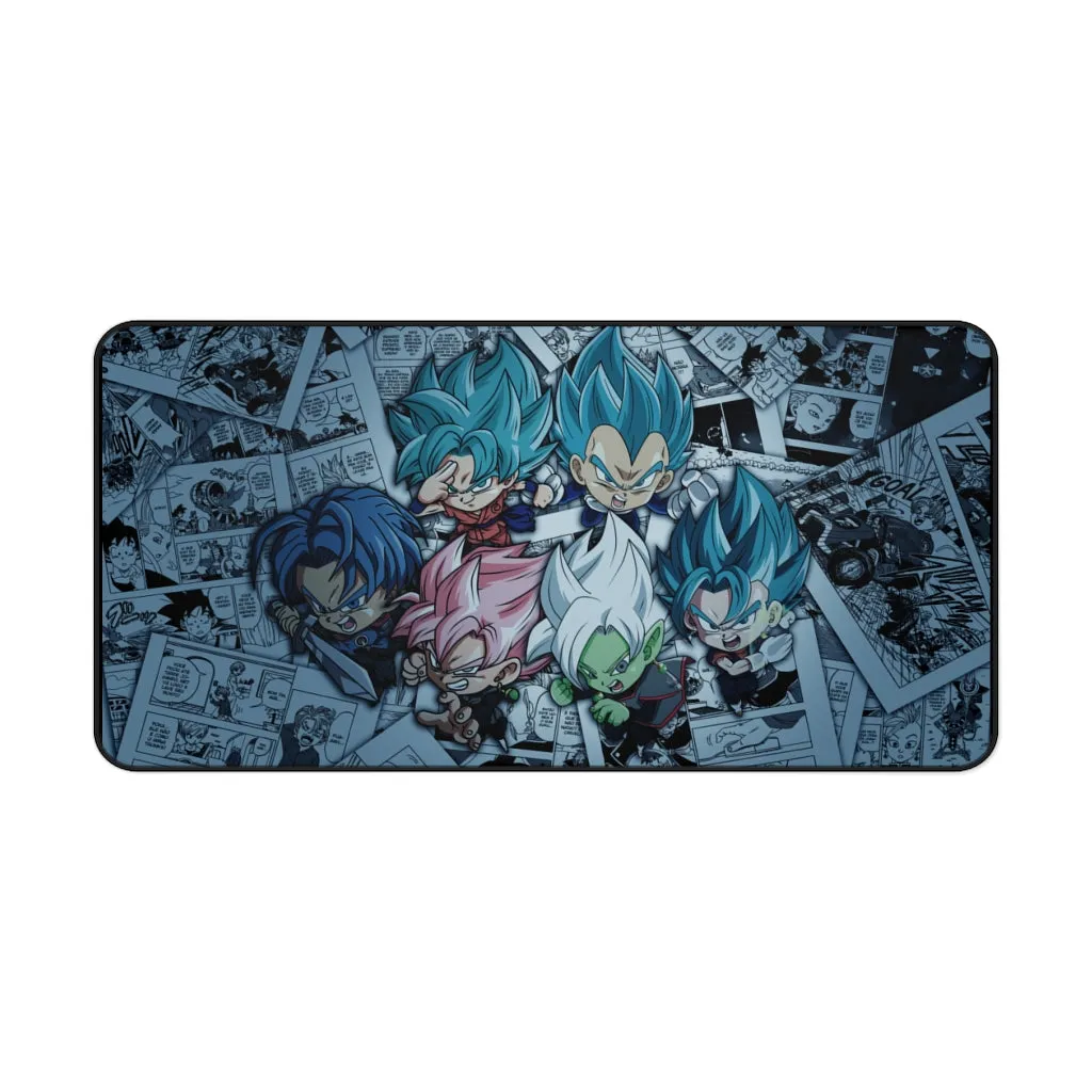 Dragon Ball Anime Mouse pad /Desk Mat -  Super saiyan blue and zamasu