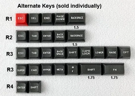 DSS Dolch Alternate - Single Keycaps