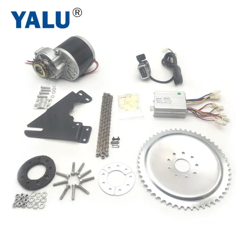 Electric bicycle Left Drive Conversion Kit MY1016Z3 350W 36V left freewheel Ebike motor Kit for Disassembly-free disc brake