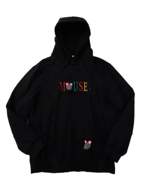 Embroidery Hoodie With Mice