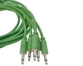Erica Synths 60cm Green Patch Cables x 5