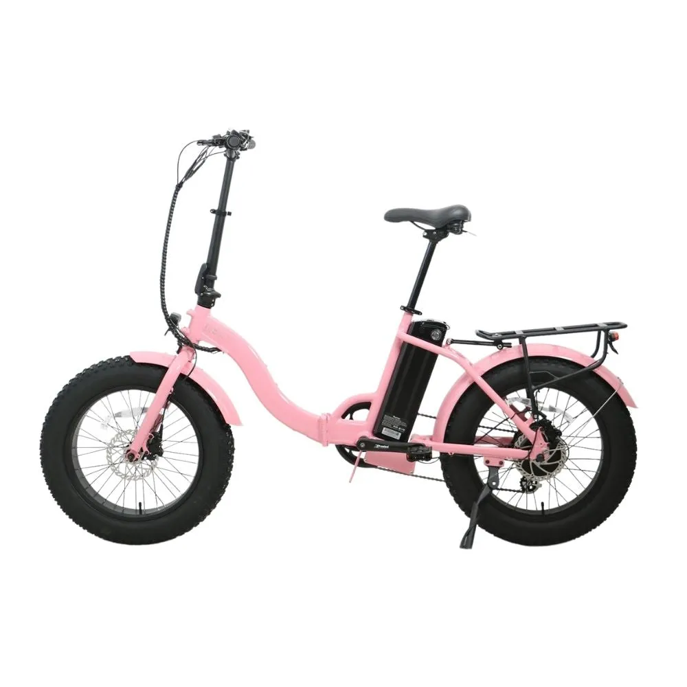 Eunorau FAT-STEP 48V500W 20'' Fat Tire Folding Step-Thru Electric Bike