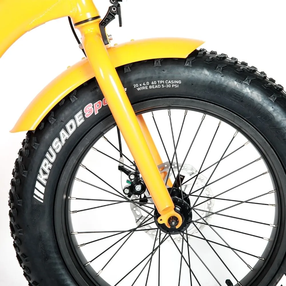 Eunorau FAT-STEP 48V500W 20'' Fat Tire Folding Step-Thru Electric Bike