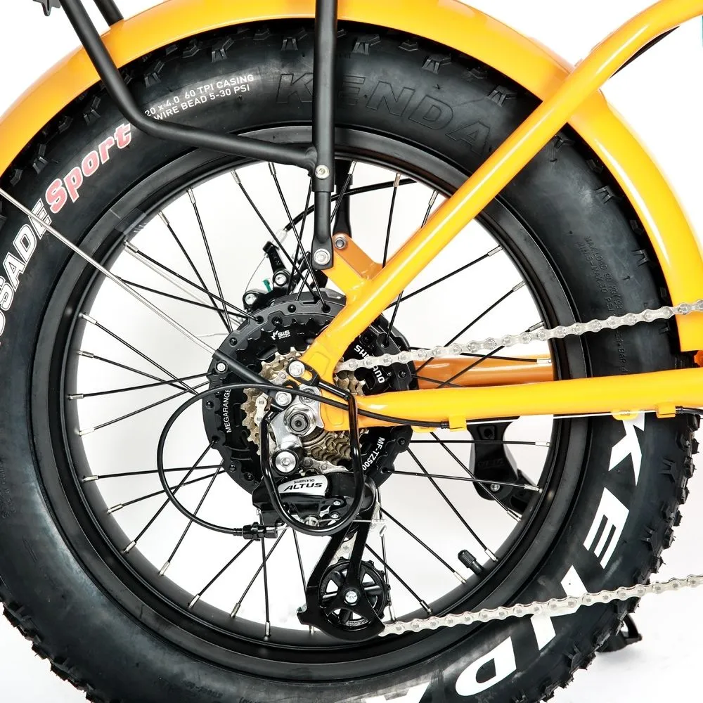 Eunorau FAT-STEP 48V500W 20'' Fat Tire Folding Step-Thru Electric Bike