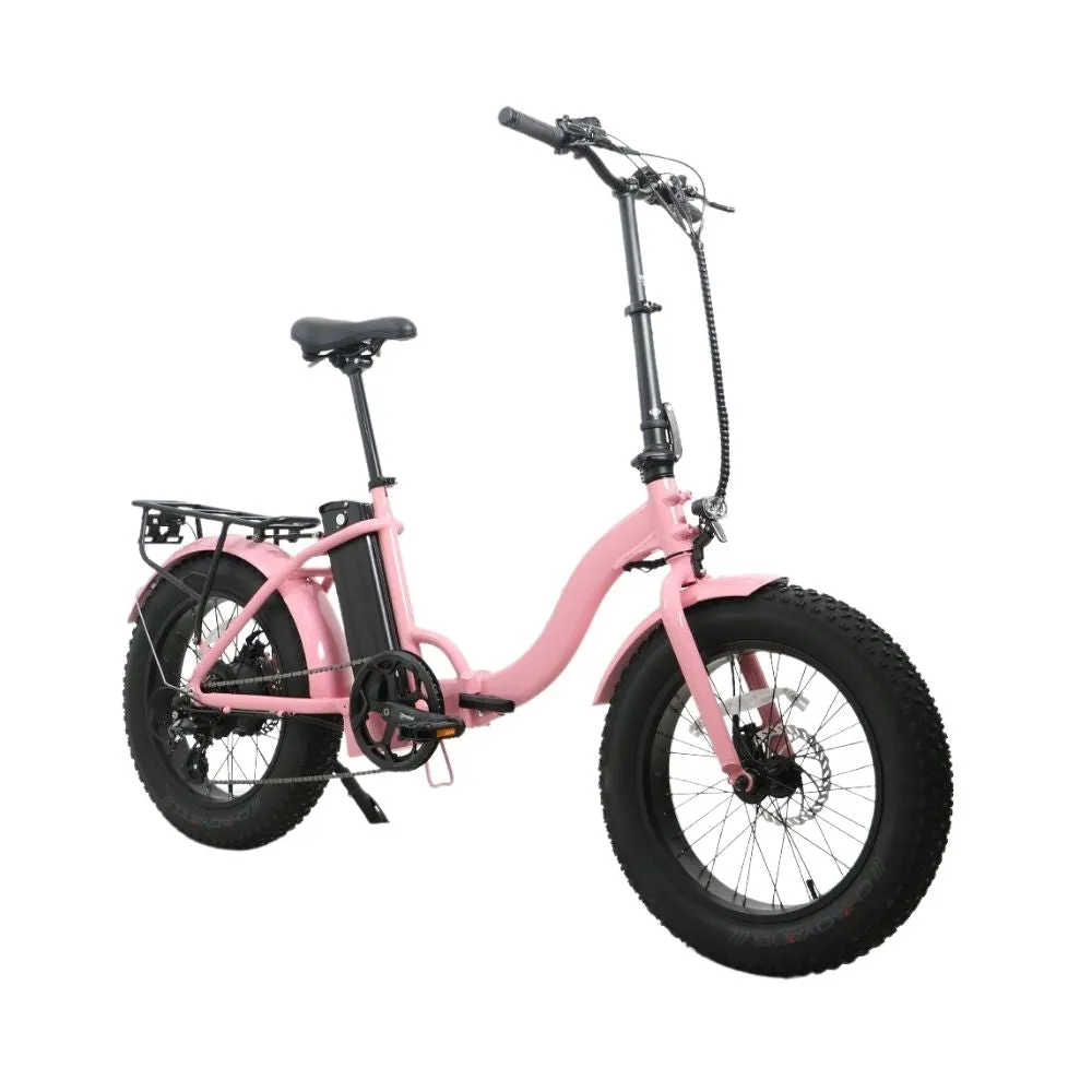 Eunorau FAT-STEP 48V500W 20'' Fat Tire Folding Step-Thru Electric Bike