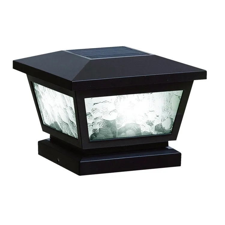 Fairmount 5" x 5"/4" x 4"/3.5" x 3.5" Solar Post Cap - Black 2-Pack