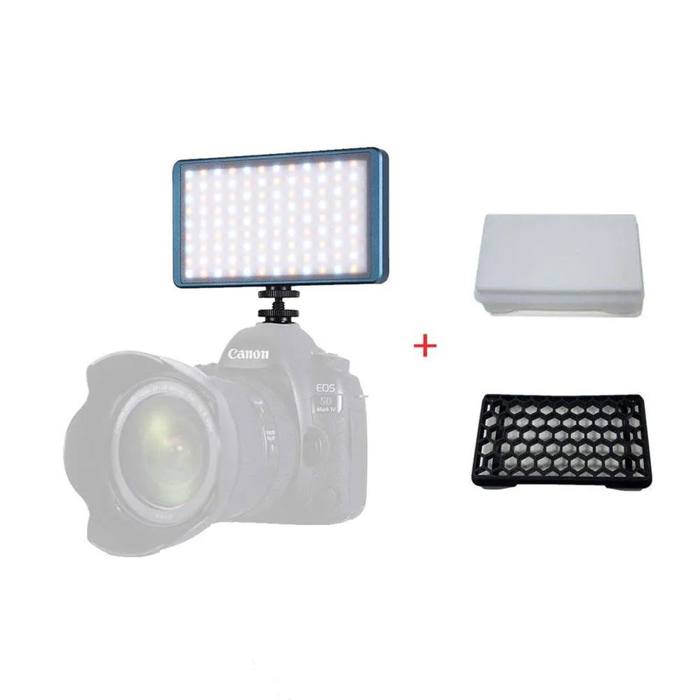 Falcon Eyes F7 RGB 2500K-9000K Pocket LED Video Light with Honeycomb Grid and Diffuser Cover (DEMO STOCK)