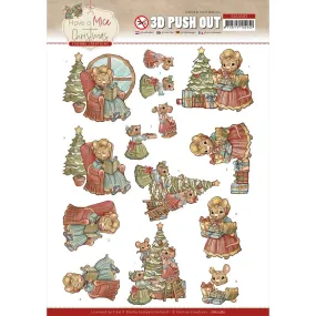 Find It Trading Yvonne Creations Punchout Sheet - Decorating, Have A Mice Christmas Collection