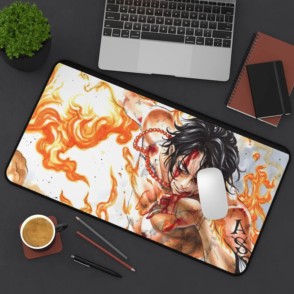 Fire Fist ACE - One Piece Non-Slip Mouse Pad / Desk Mat