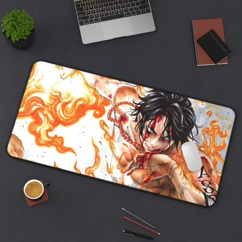 Fire Fist ACE - One Piece Non-Slip Mouse Pad / Desk Mat
