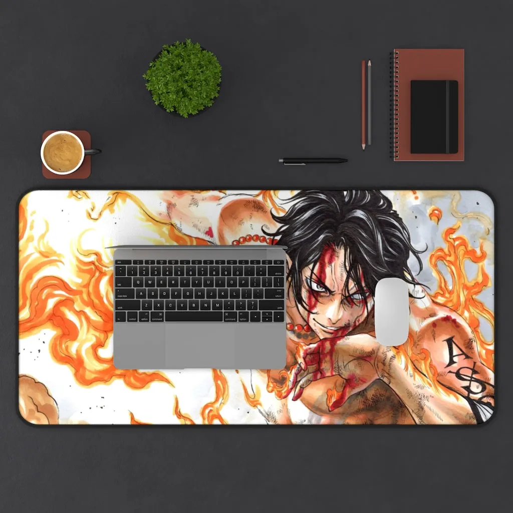 Fire Fist ACE - One Piece Non-Slip Mouse Pad / Desk Mat