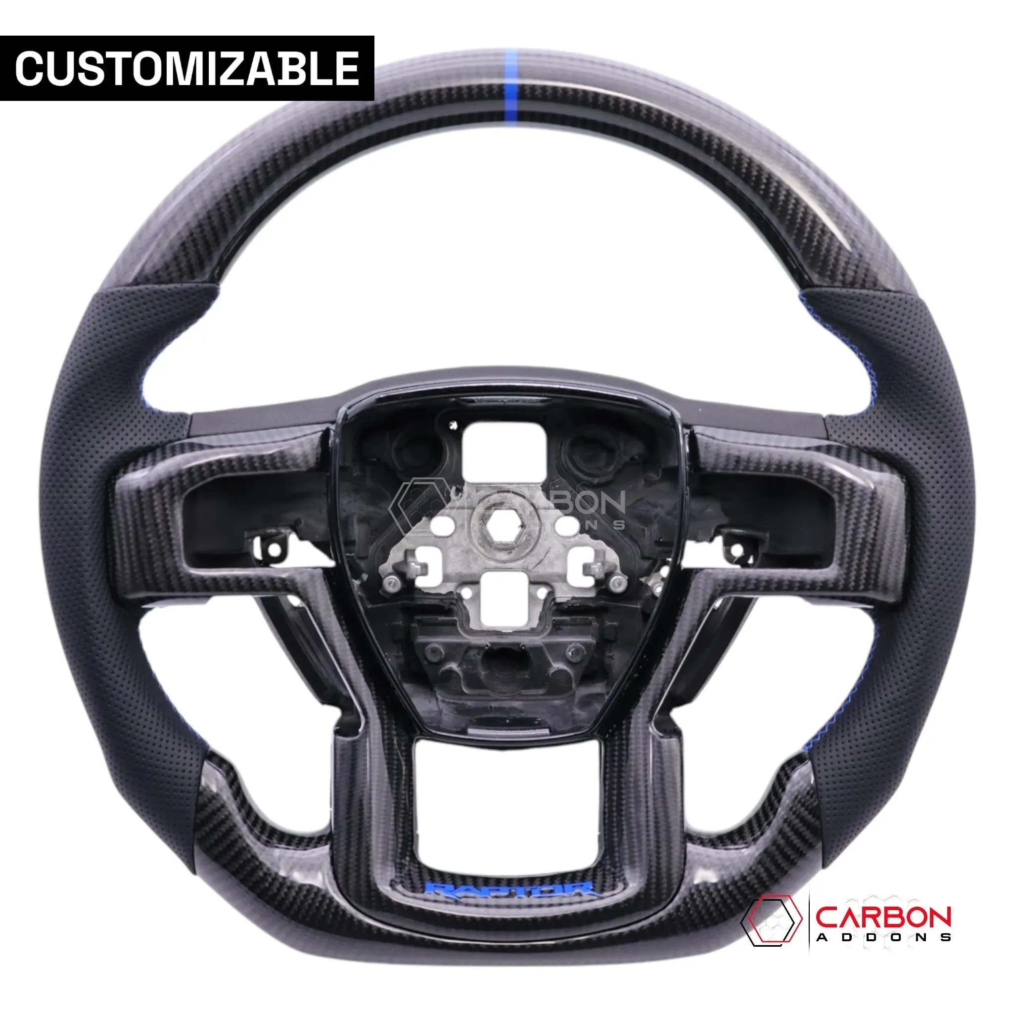 Ford F150 2015-2020 Custom Carbon Fiber Steering Wheel