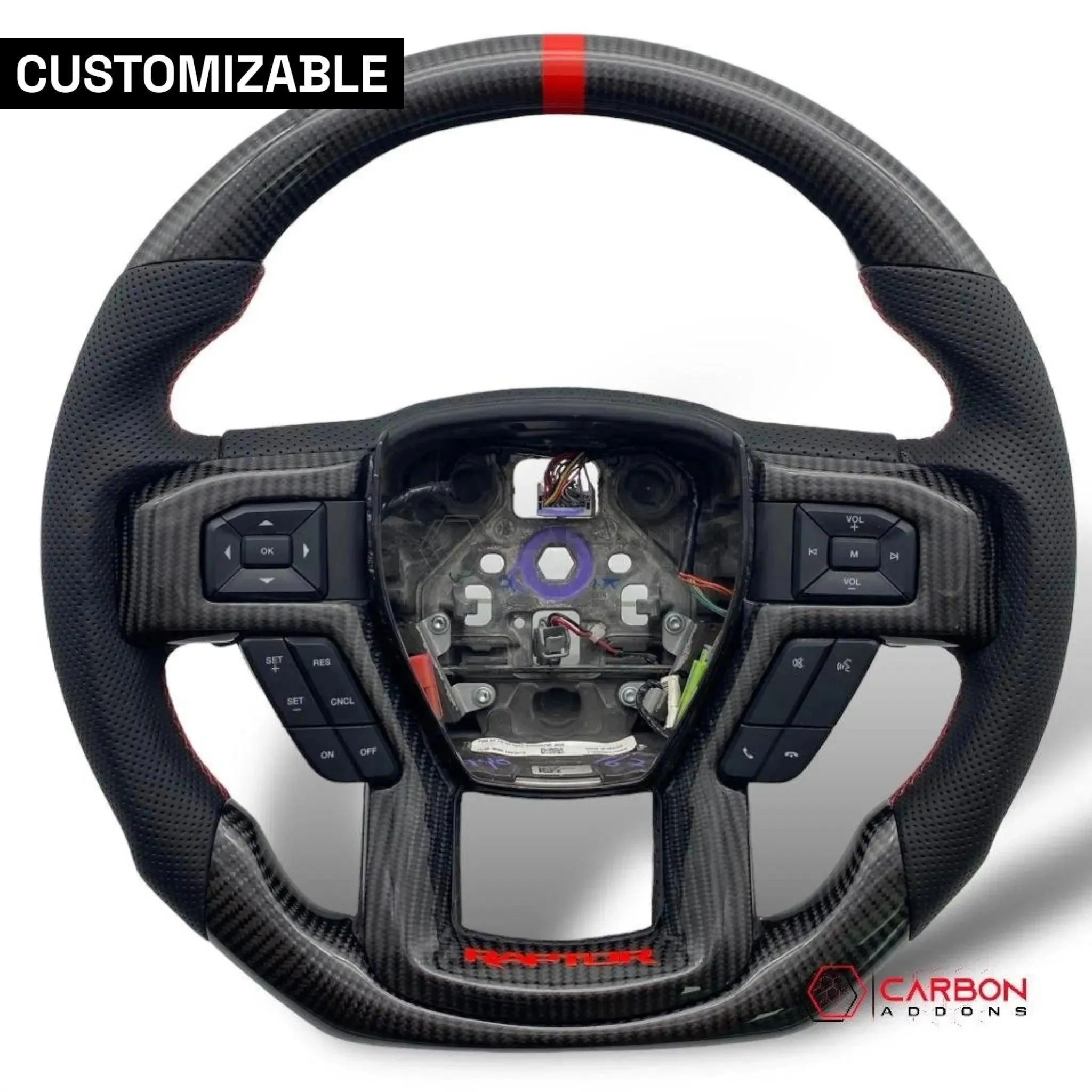 Ford F150 2015-2020 Custom Carbon Fiber Steering Wheel