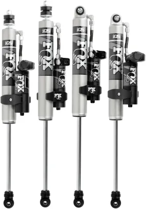 Fox 2.0 Performance Series IQS Reservoir Shocks Set for 2007-2018 Jeep Wrangler JK 4WD RWD w/2.5-4" lift