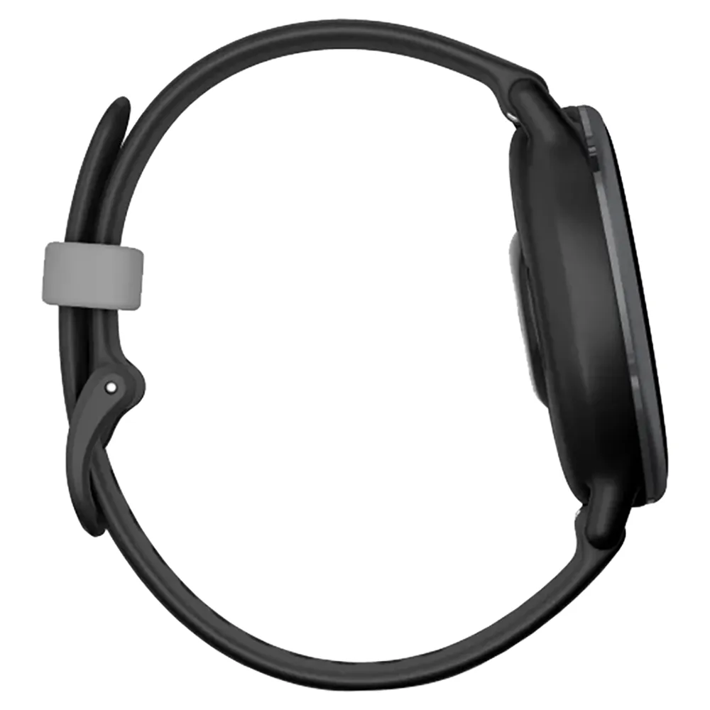 Garmin Vivoactive 5 Aluminium Bezel Silicone Band - Slate & Black | 49-GAR-010-02862-10