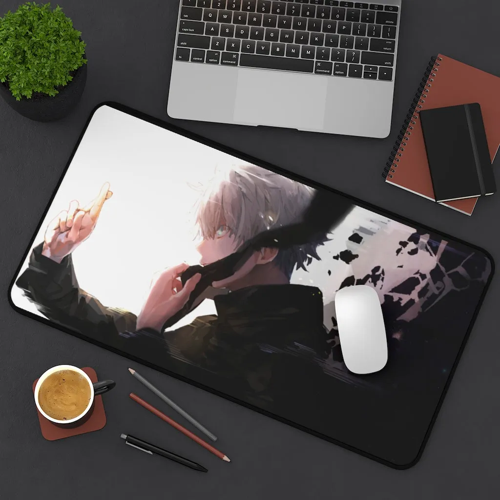 Gojo Satoru  Mouse Pad - jujutsu kaizen desk mat , Large  pad for Keyboard and Mouse Extended Size Desk.