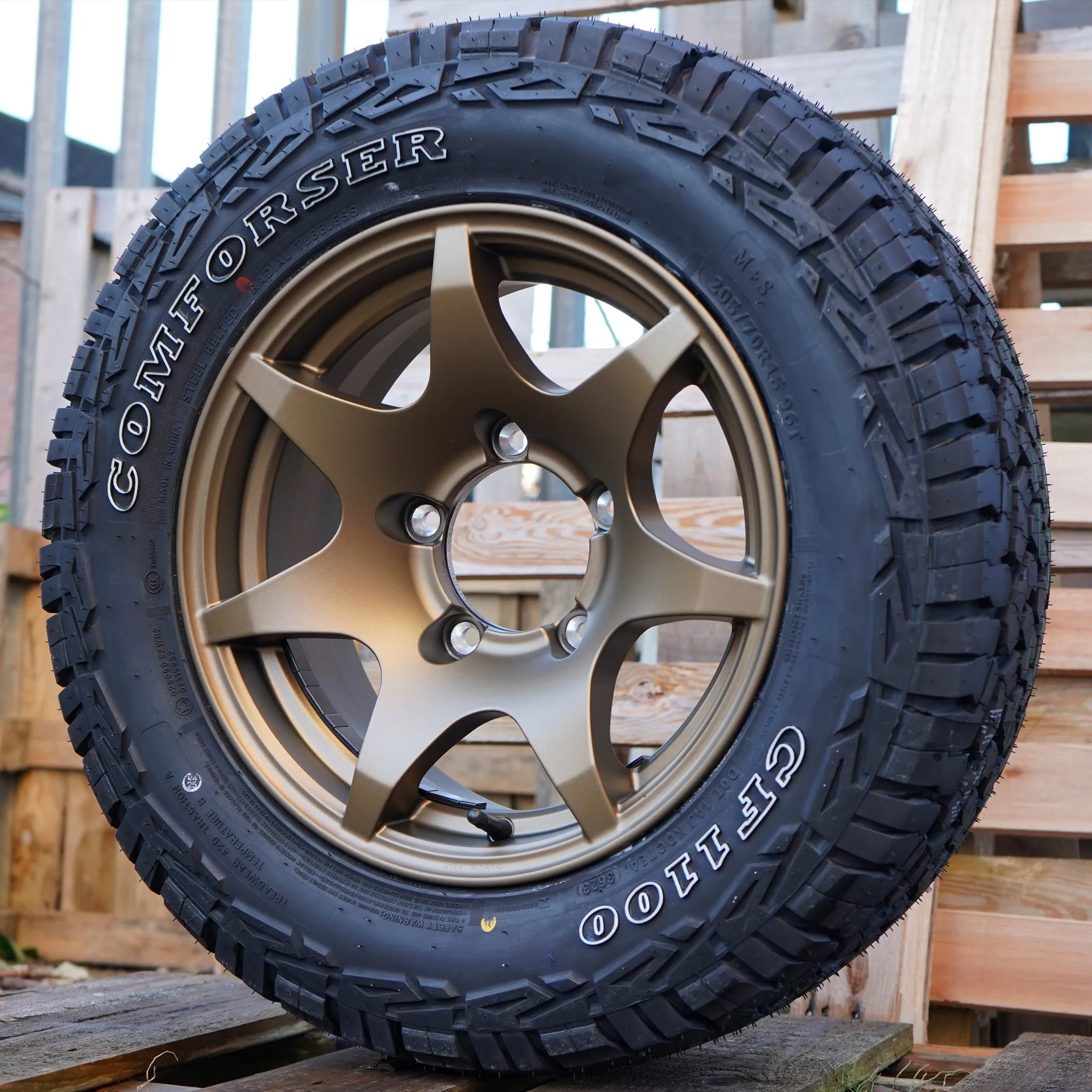 HIGH PEAK J-02 Wheel & Tyre Package for Suzuki Jimny (1998 )