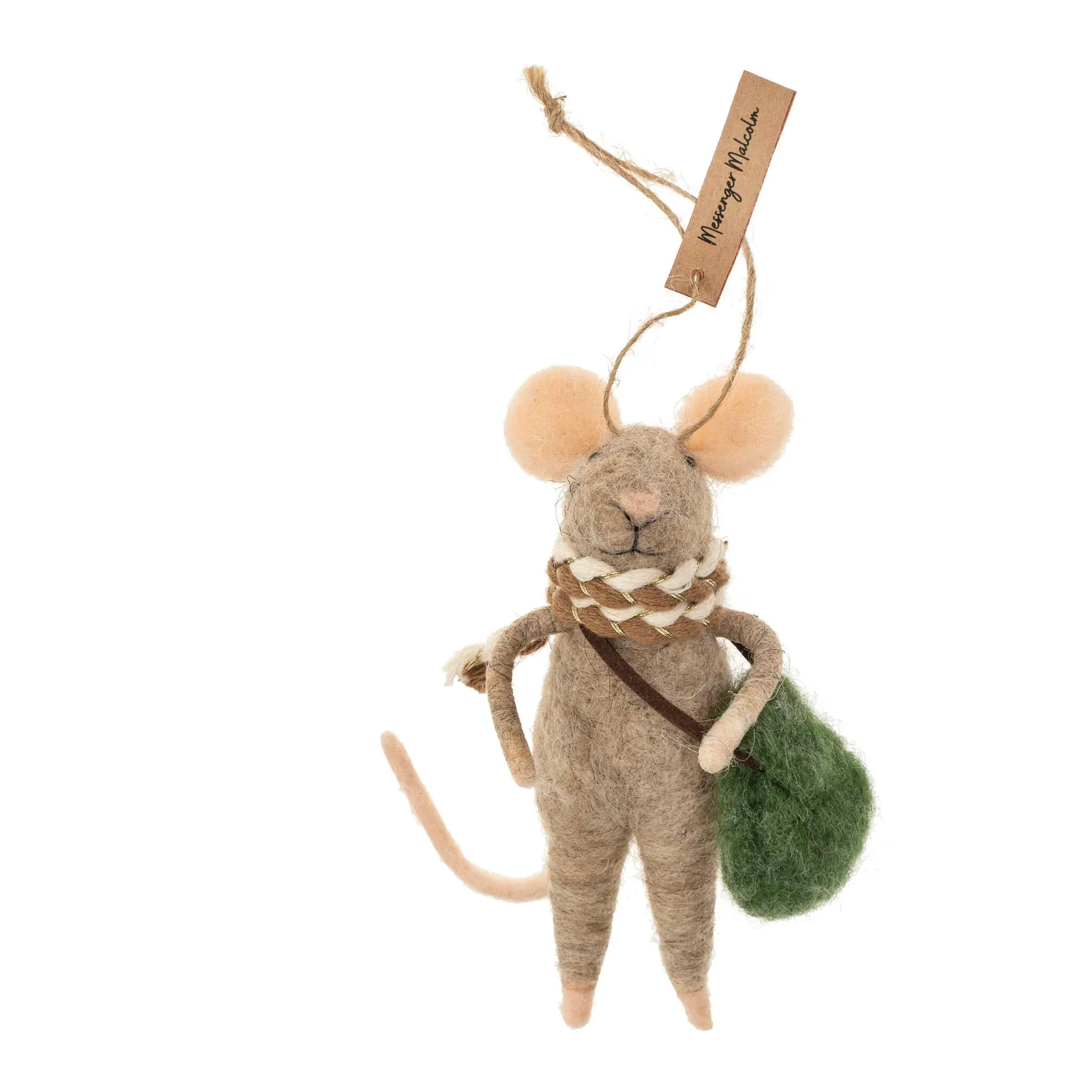 Holiday Felt Mice Ornaments