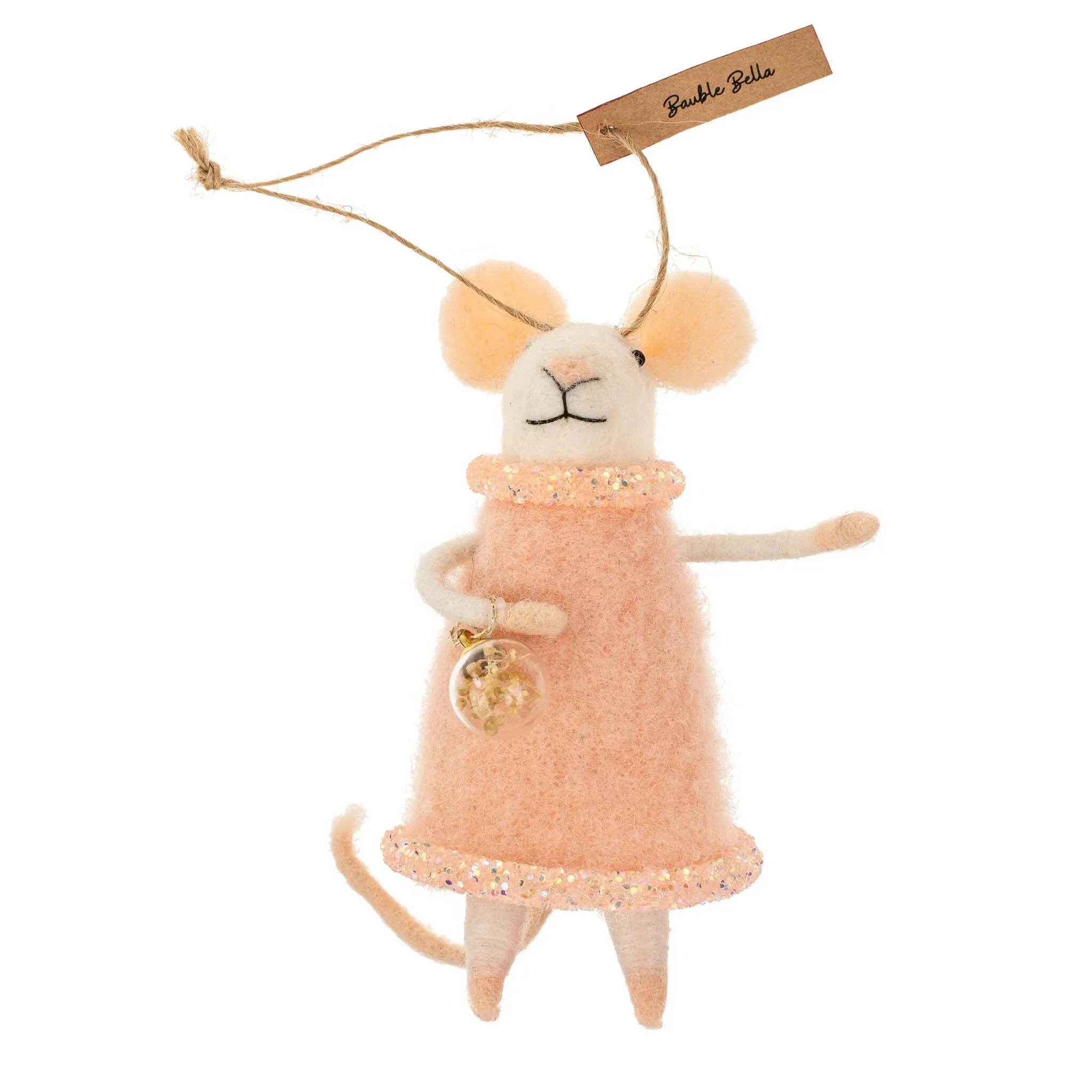 Holiday Felt Mice Ornaments