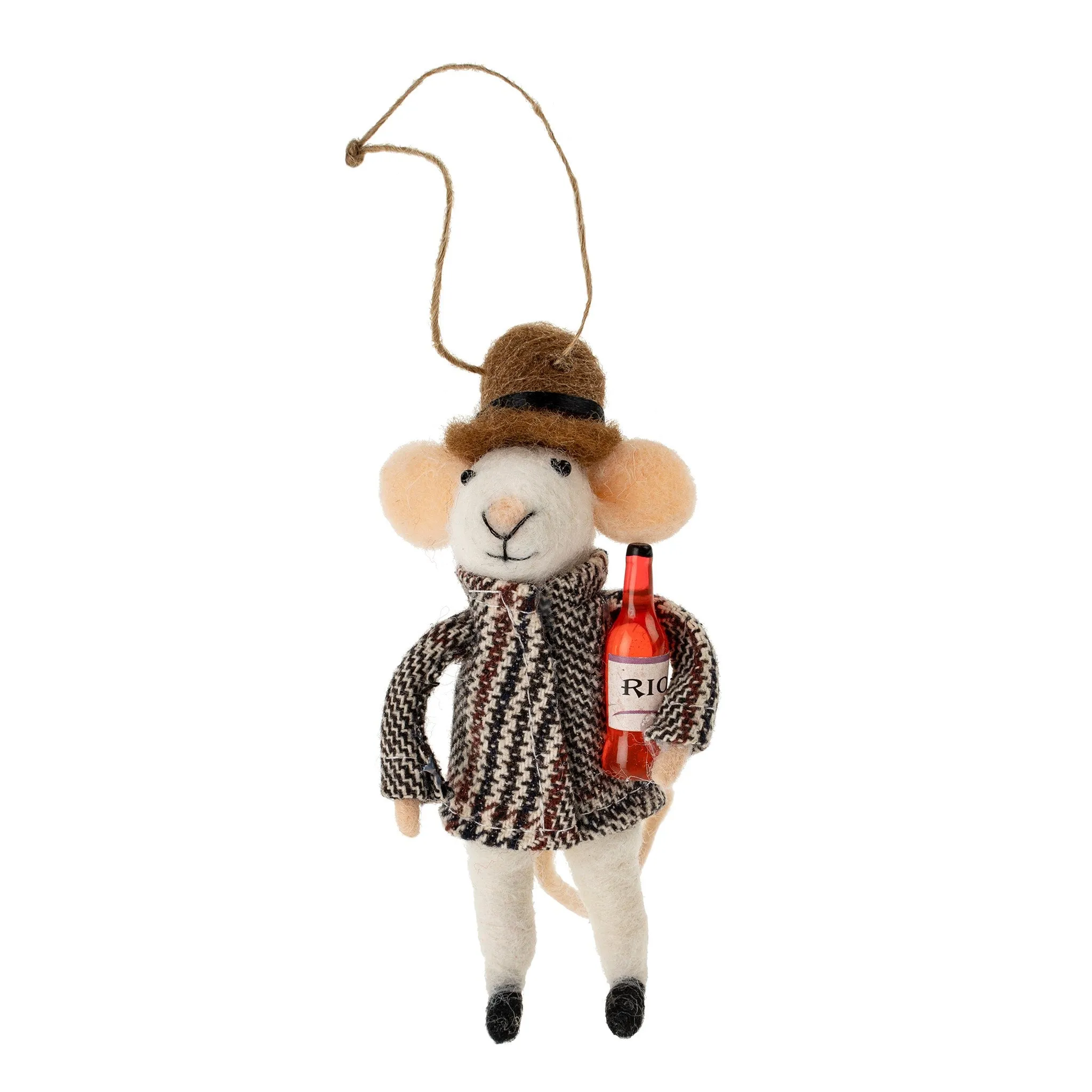 Holiday Felt Mice Ornaments