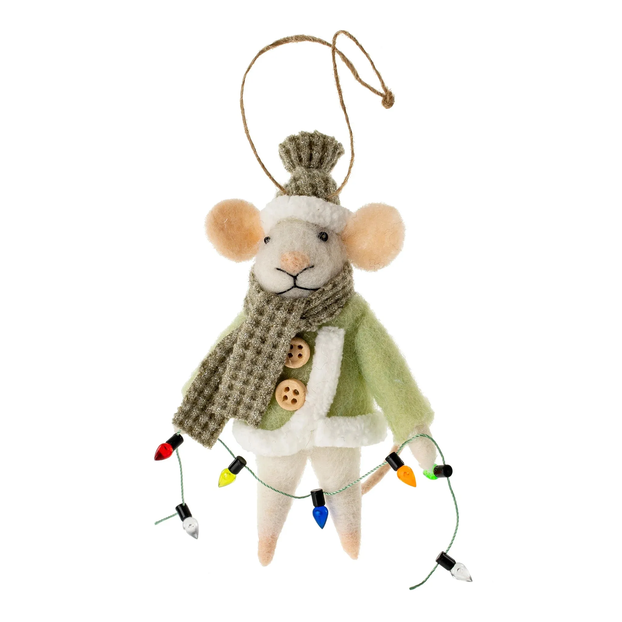 Holiday Felt Mice Ornaments