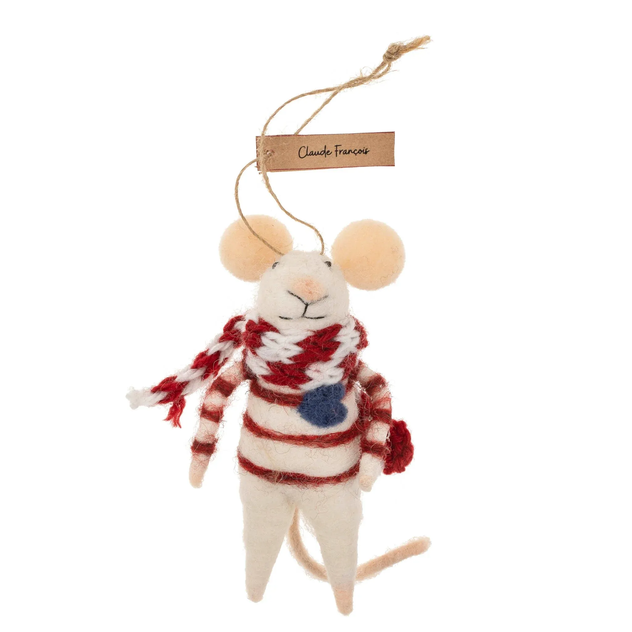 Holiday Felt Mice Ornaments