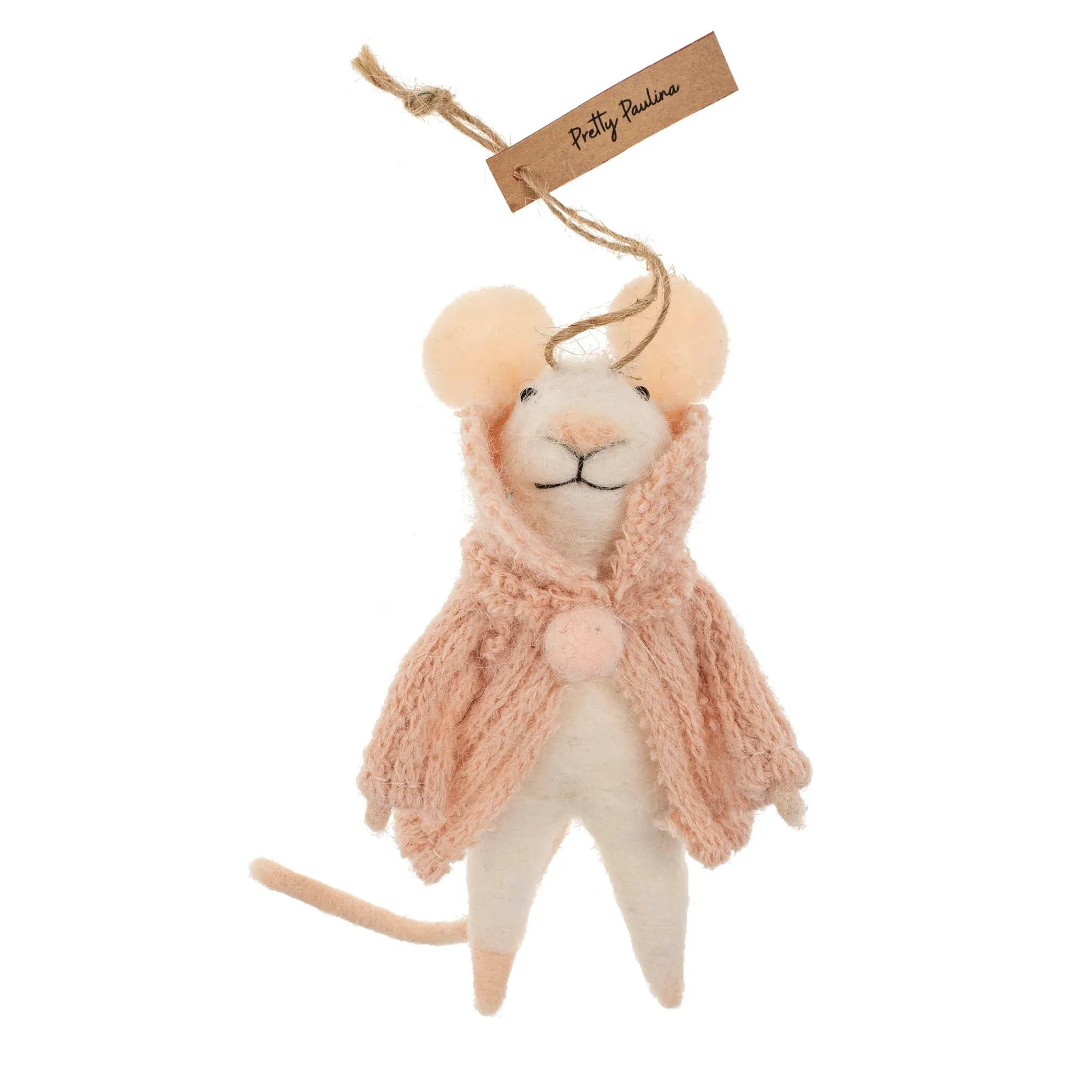 Holiday Felt Mice Ornaments