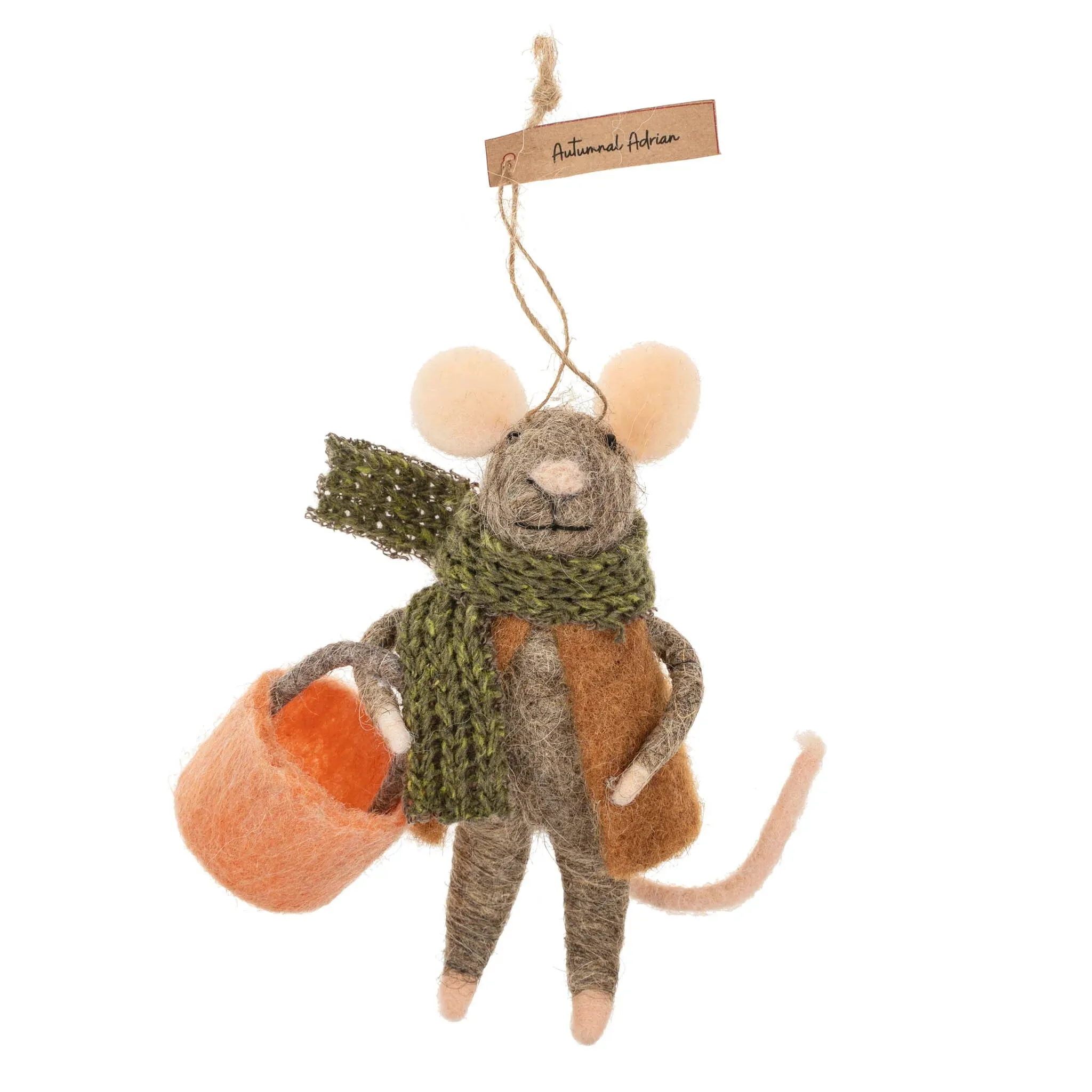 Holiday Felt Mice Ornaments