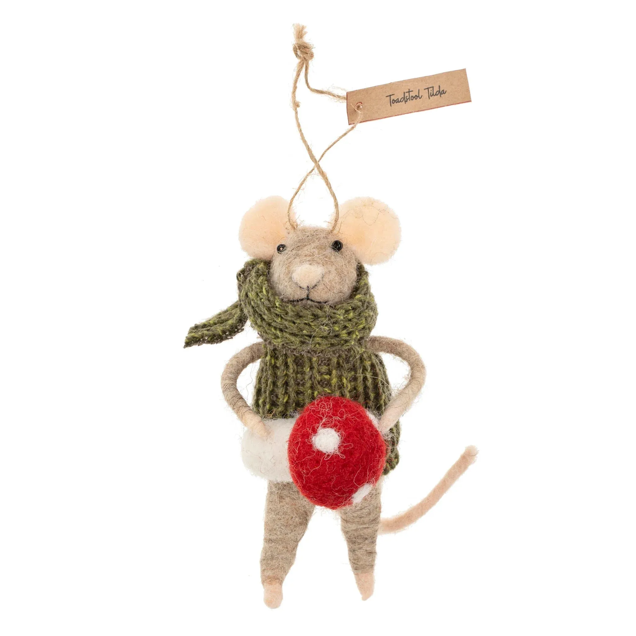 Holiday Felt Mice Ornaments